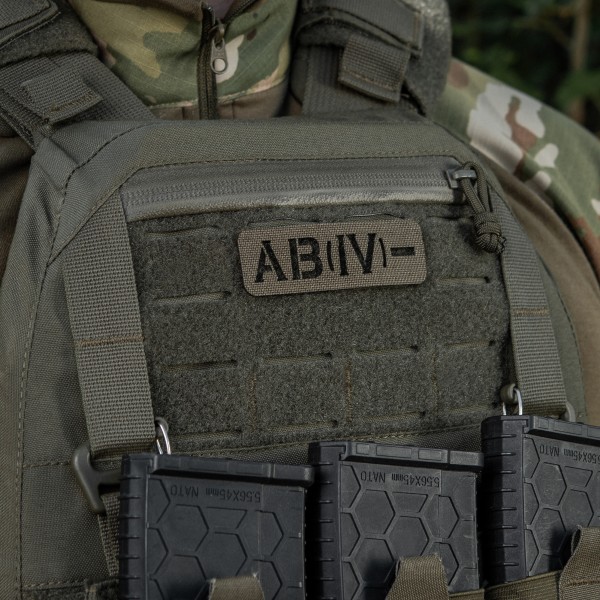 M-Tac нашивка группа крови AB (IV) - сквозная Laser Cut 25х80 Ranger Green - 58328623 M-Tac нашивка группа крови AB (IV) - сквозная Laser Cut 25х80 Ranger Green - 58328623
