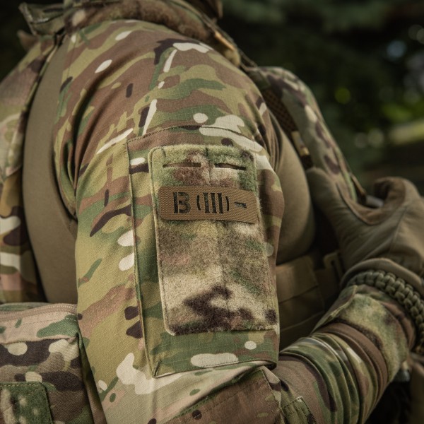 M-Tac нашивка група крові B (III) - наскрізна Laser Cut 25х80 Coyote - 58328705 M-Tac нашивка група крові B (III) - наскрізна Laser Cut 25х80 Coyote - 58328705
