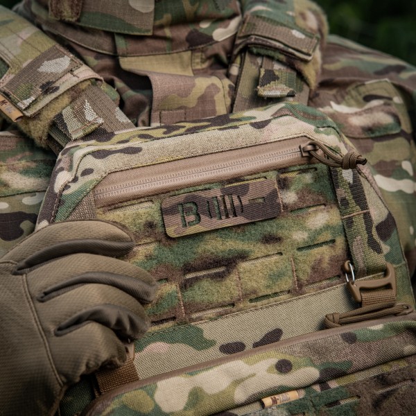 M-Tac нашивка группа крови B (III) - сквозная Laser Cut 25х80 Multicam - 58328708 M-Tac нашивка группа крови B (III) - сквозная Laser Cut 25х80 Multicam - 58328708