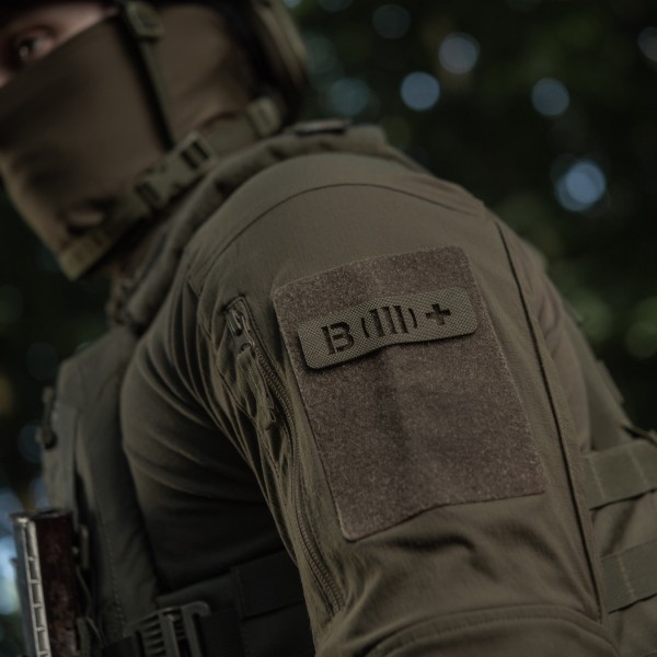 M-Tac нашивка группа крови B (III) + сквозная Laser Cut 25х80 Ranger Green - 58328823 M-Tac нашивка группа крови B (III) + сквозная Laser Cut 25х80 Ranger Green - 58328823