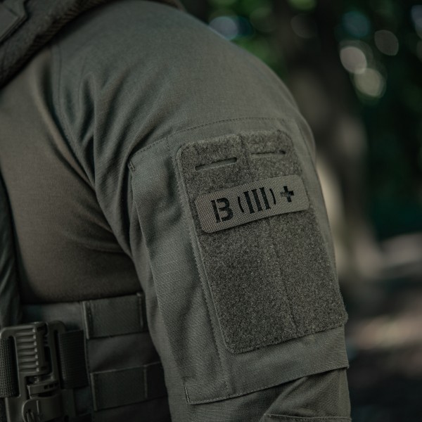 M-Tac нашивка группа крови B (III) + сквозная Laser Cut 25х80 Ranger Green - 58328823 M-Tac нашивка группа крови B (III) + сквозная Laser Cut 25х80 Ranger Green - 58328823
