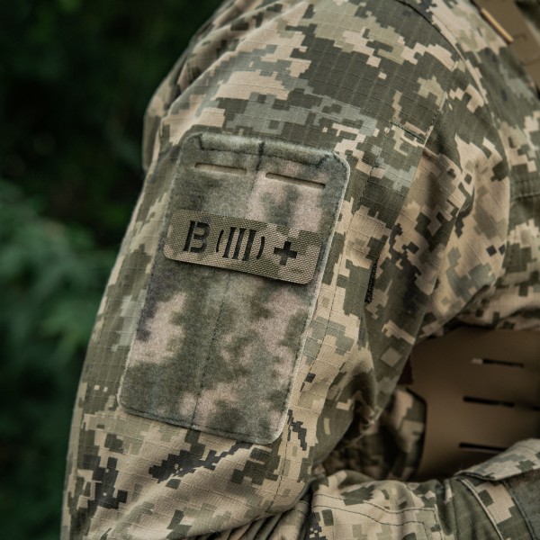 M-Tac нашивка группа крови B (III) + сквозная Laser Cut 25х80 MM14 - 58328830 M-Tac нашивка группа крови B (III) + сквозная Laser Cut 25х80 MM14 - 58328830