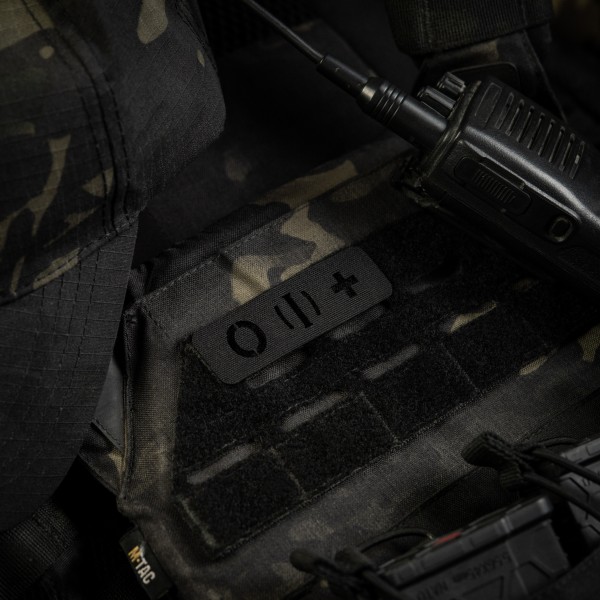 M-Tac нашивка группа крови O (I) + сквозная Laser Cut 25х80 Black - 58329402 M-Tac нашивка группа крови O (I) + сквозная Laser Cut 25х80 Black - 58329402