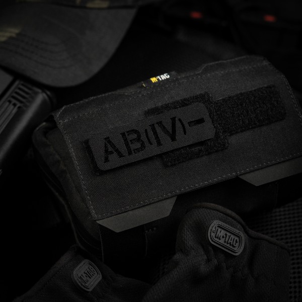 M-Tac нашивка группа крови AB (IV) - сквозная Laser Cut 25х80 Black - 58329602 M-Tac нашивка группа крови AB (IV) - сквозная Laser Cut 25х80 Black - 58329602