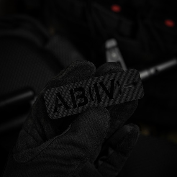 M-Tac нашивка группа крови AB (IV) - сквозная Laser Cut 25х80 Black - 58329602 M-Tac нашивка группа крови AB (IV) - сквозная Laser Cut 25х80 Black - 58329602