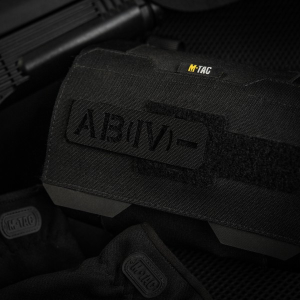 M-Tac нашивка группа крови AB (IV) - сквозная Laser Cut 25х80 Black - 58329602 M-Tac нашивка группа крови AB (IV) - сквозная Laser Cut 25х80 Black - 58329602