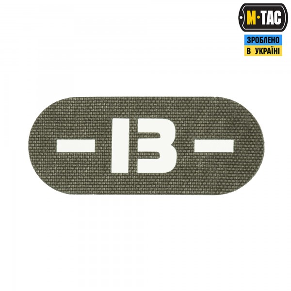 M-Tac нашивка группа крови -B- сквозная Laser Cut Ranger Green - 58335023
