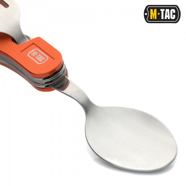 M-Tac столовый набор складной разъемный Orange/Steel - 60012035 M-Tac столовый набор складной разъемный Orange/Steel - 60012035