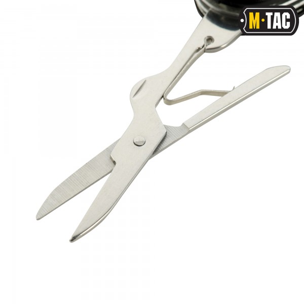 M-Tac ніж складний малий (7 інструм.) Steel/Black - 60017002