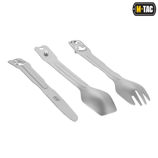 M-Tac столовый набор разъемный (3 элемента) Steel - 60083000 M-Tac столовый набор разъемный (3 элемента) Steel - 60083000