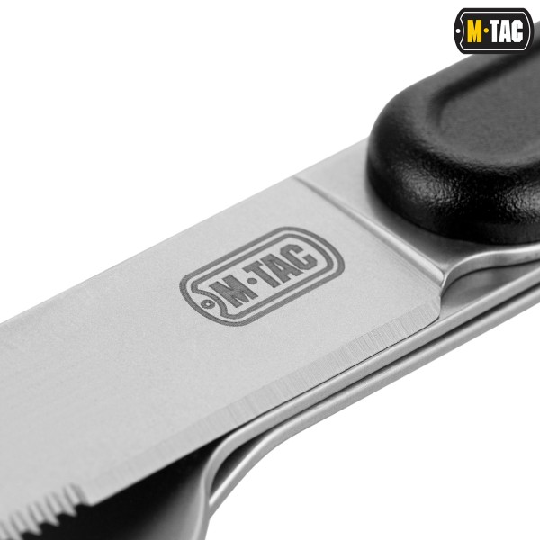 M-Tac столовый набор разъемный (3 элемента) Black/Steel - 60084000 M-Tac столовый набор разъемный (3 элемента) Black/Steel - 60084000