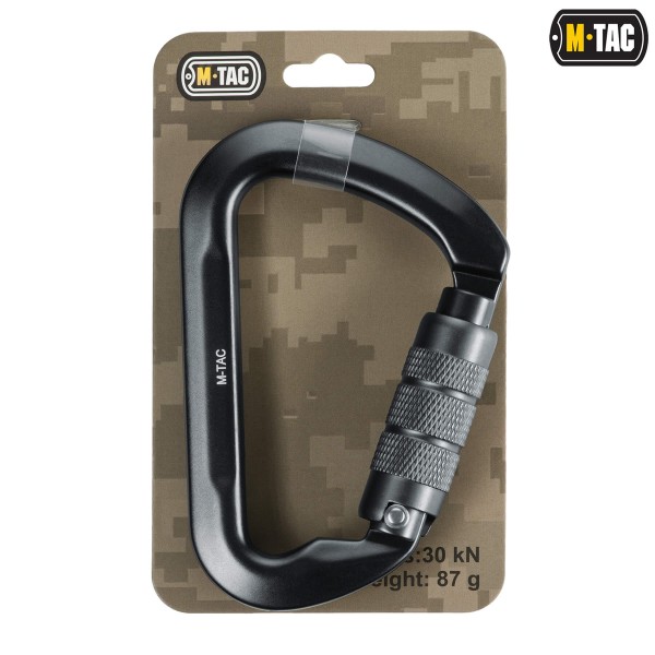 M-Tac карабін 10 см с байонетною муфтою Keylock Grey - 60094011