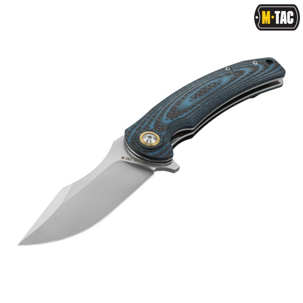 M-Tac ніж складний Type 15 Carbon/Blue - 60103006