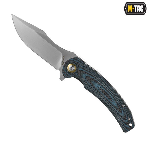 M-Tac ніж складний Type 15 Carbon/Blue - 60103006