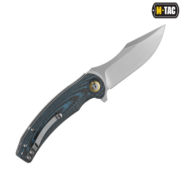M-Tac ніж складний Type 15 Carbon/Blue - 60103006