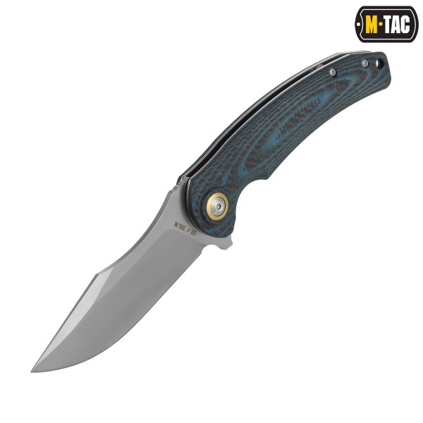 M-Tac ніж складний Type 15 Carbon/Blue - 60103006