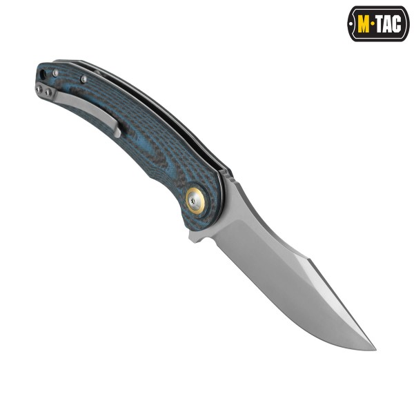 M-Tac ніж складний Type 15 Carbon/Blue - 60103006