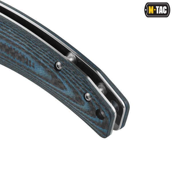 M-Tac ніж складний Type 15 Carbon/Blue - 60103006