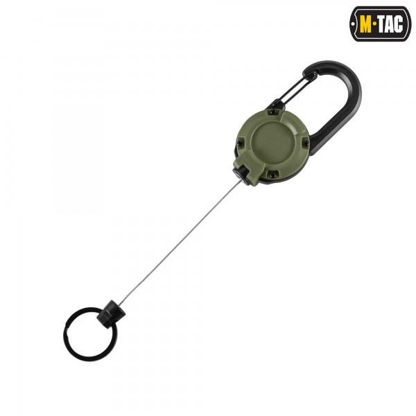 M-Tac карабин зі шнуром для ключів Olive - 60108001