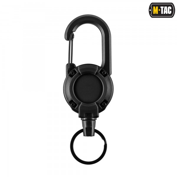 M-Tac карабин зі шнуром для ключів Black - 60108002