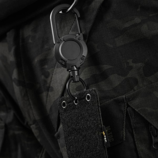 M-Tac карабин зі шнуром для ключів Black - 60108002 M-Tac карабин зі шнуром для ключів Black - 60108002
