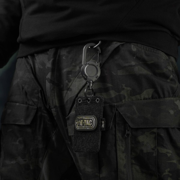 M-Tac карабин зі шнуром для ключів Black - 60108002 M-Tac карабин зі шнуром для ключів Black - 60108002