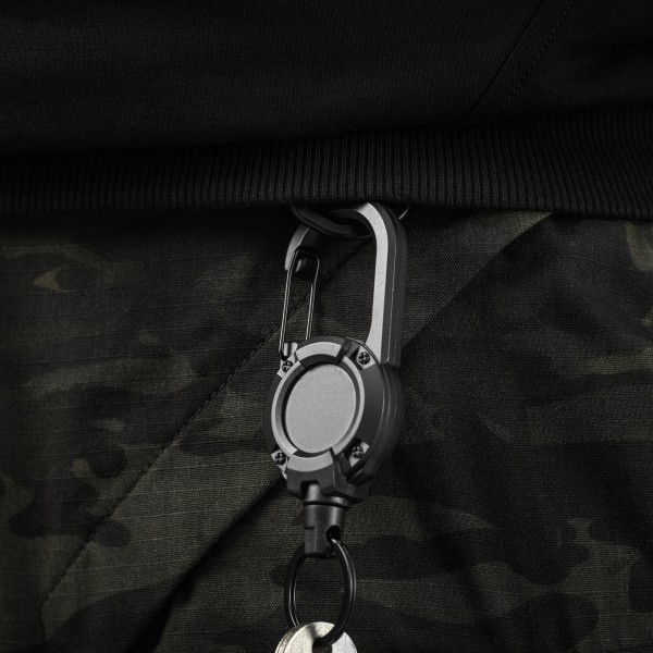 M-Tac карабин зі шнуром для ключів Black - 60108002 M-Tac карабин зі шнуром для ключів Black - 60108002