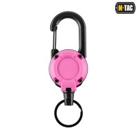 M-Tac карабин с тросиком для ключей Pink