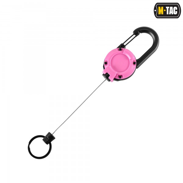 M-Tac карабин зі шнуром для ключів Pink - 60108072