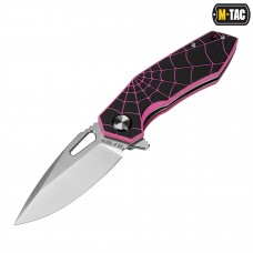 M-Tac ніж складний Type 12 Spider Web Black/Pink