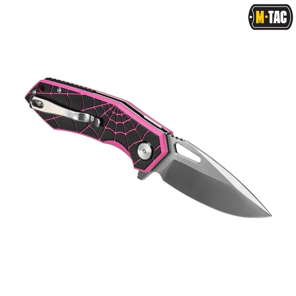 M-Tac нож складной Type 12 Spider Web Black/Pink - 60118211 M-Tac нож складной Type 12 Spider Web Black/Pink - 60118211