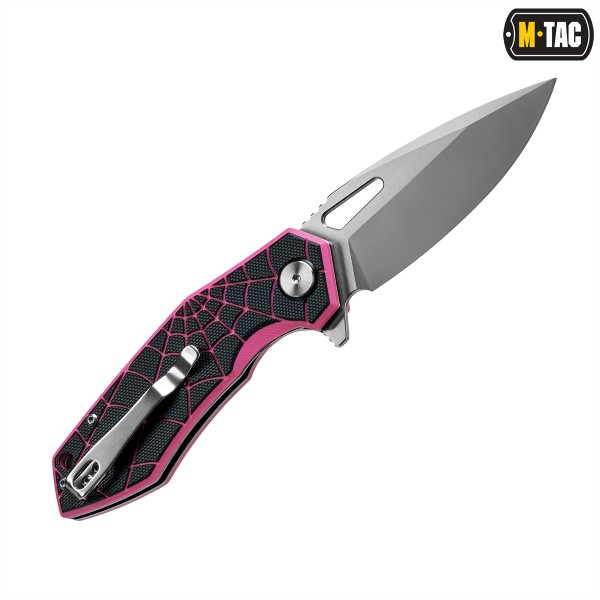 M-Tac нож складной Type 12 Spider Web Black/Pink - 60118211 M-Tac нож складной Type 12 Spider Web Black/Pink - 60118211