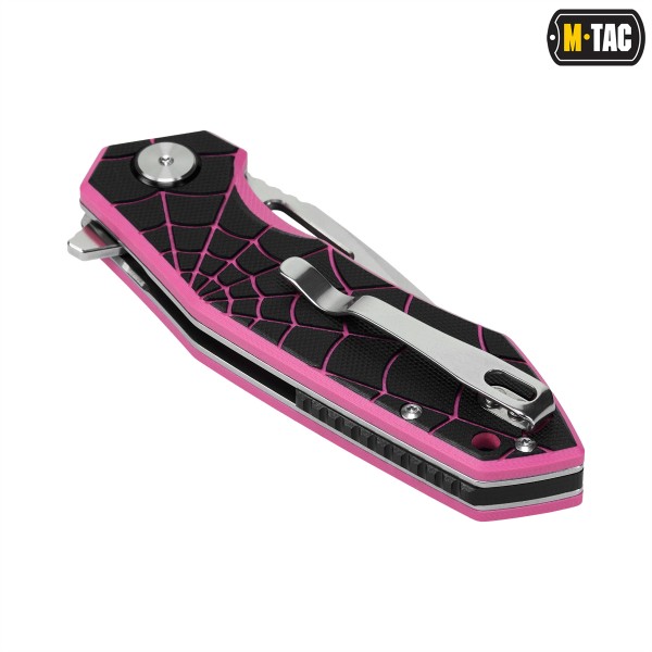 M-Tac нож складной Type 12 Spider Web Black/Pink - 60118211 M-Tac нож складной Type 12 Spider Web Black/Pink - 60118211
