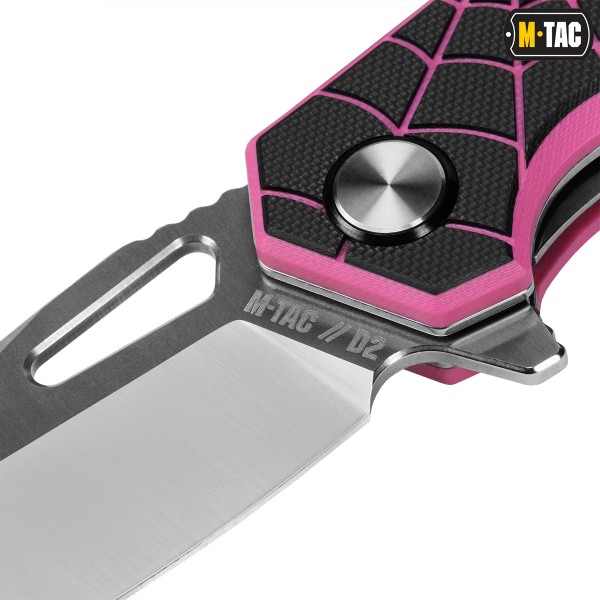 M-Tac нож складной Type 12 Spider Web Black/Pink - 60118211 M-Tac нож складной Type 12 Spider Web Black/Pink - 60118211