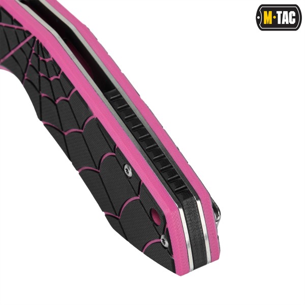 M-Tac нож складной Type 12 Spider Web Black/Pink - 60118211 M-Tac нож складной Type 12 Spider Web Black/Pink - 60118211
