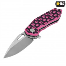M-Tac ніж складний Type 12 Skull Black/Pink