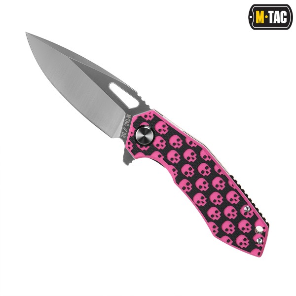 M-Tac нож складной Type 12 Skull Black/Pink - 60119211 M-Tac нож складной Type 12 Skull Black/Pink - 60119211
