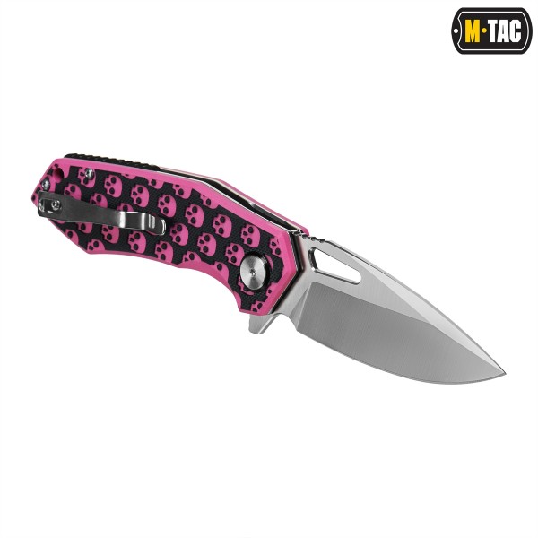 M-Tac нож складной Type 12 Skull Black/Pink - 60119211 M-Tac нож складной Type 12 Skull Black/Pink - 60119211