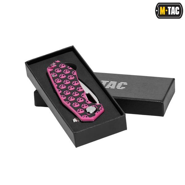 M-Tac нож складной Type 12 Skull Black/Pink - 60119211 M-Tac нож складной Type 12 Skull Black/Pink - 60119211