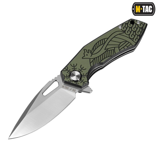 M-Tac нож складной Type 12 Scandinavian Black/Olive - 60120201