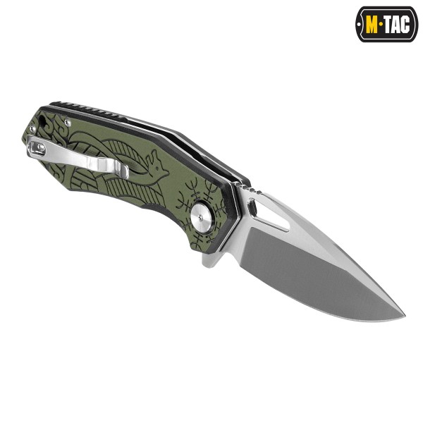 M-Tac нож складной Type 12 Scandinavian Black/Olive - 60120201 M-Tac нож складной Type 12 Scandinavian Black/Olive - 60120201