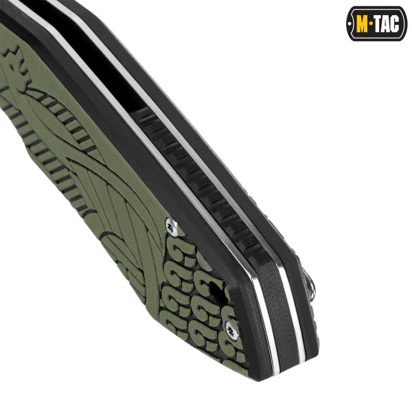 M-Tac нож складной Type 12 Scandinavian Black/Olive - 60120201 M-Tac нож складной Type 12 Scandinavian Black/Olive - 60120201