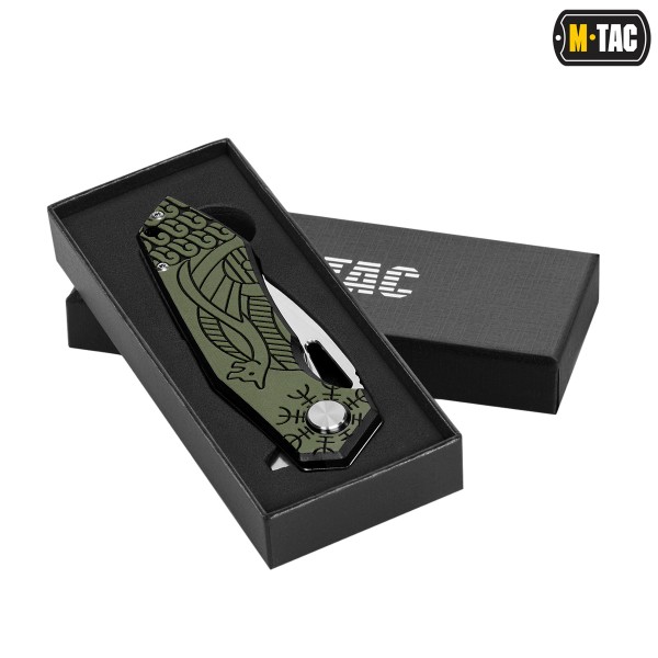 M-Tac нож складной Type 12 Scandinavian Black/Olive - 60120201 M-Tac нож складной Type 12 Scandinavian Black/Olive - 60120201
