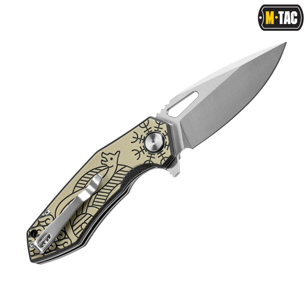 M-Tac ніж складний Type 12 Scandinavian Black/Sand - 60120205 M-Tac ніж складний Type 12 Scandinavian Black/Sand - 60120205