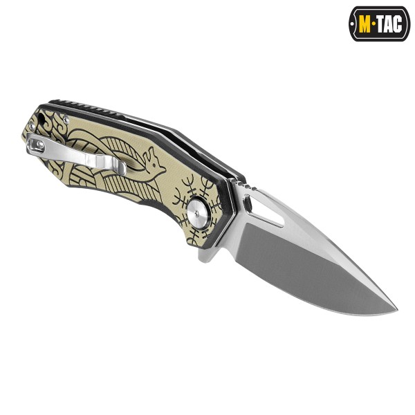 M-Tac ніж складний Type 12 Scandinavian Black/Sand - 60120205 M-Tac ніж складний Type 12 Scandinavian Black/Sand - 60120205