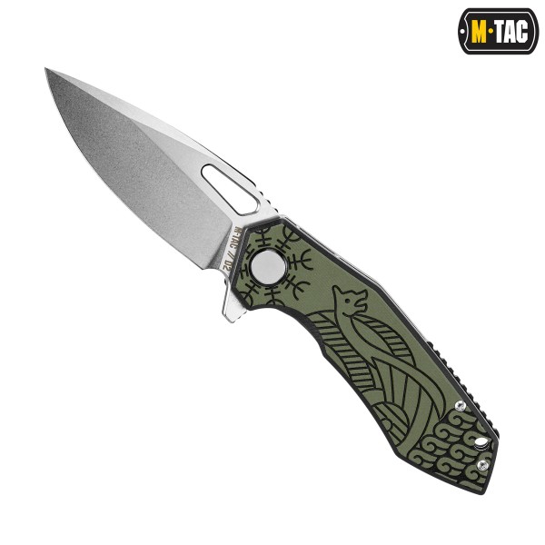 M-Tac ніж складний Type 12 Scandinavian Stonewash Black/Olive - 60121201 M-Tac ніж складний Type 12 Scandinavian Stonewash Black/Olive - 60121201