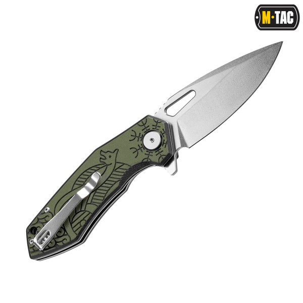 M-Tac ніж складний Type 12 Scandinavian Stonewash Black/Olive - 60121201 M-Tac ніж складний Type 12 Scandinavian Stonewash Black/Olive - 60121201