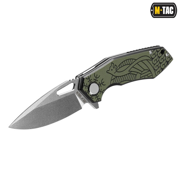M-Tac ніж складний Type 12 Scandinavian Stonewash Black/Olive - 60121201 M-Tac ніж складний Type 12 Scandinavian Stonewash Black/Olive - 60121201