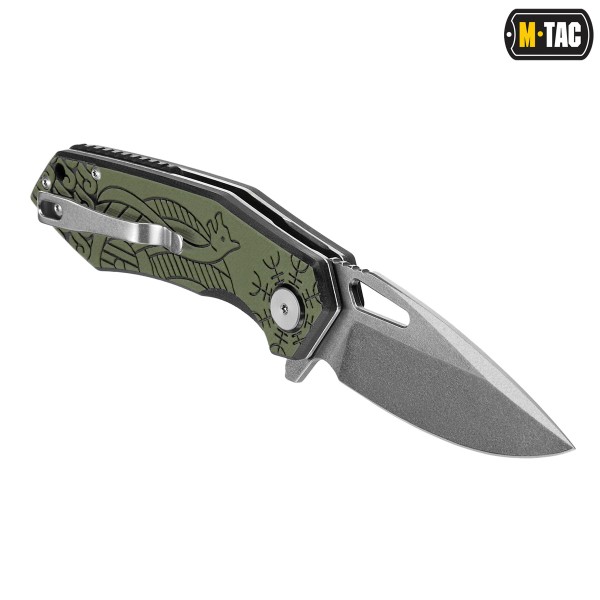M-Tac ніж складний Type 12 Scandinavian Stonewash Black/Olive - 60121201 M-Tac ніж складний Type 12 Scandinavian Stonewash Black/Olive - 60121201