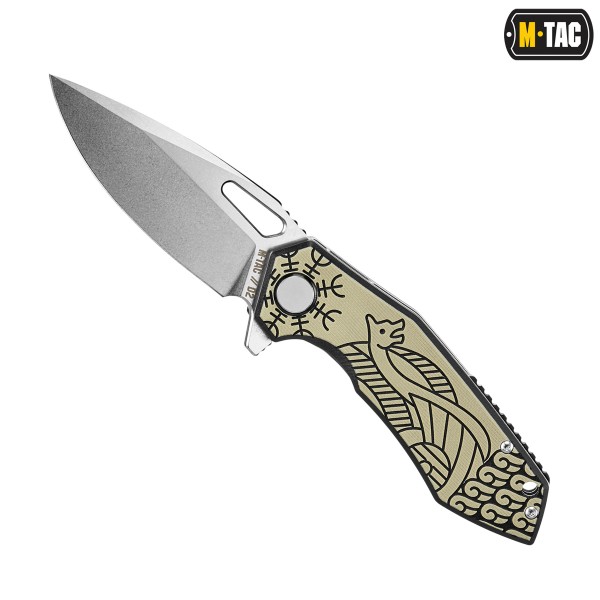 M-Tac ніж складний Type 12 Scandinavian Stonewash Black/Sand - 60121205 M-Tac ніж складний Type 12 Scandinavian Stonewash Black/Sand - 60121205